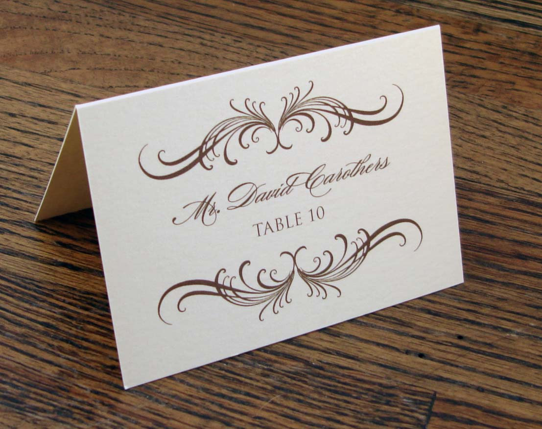 10 Ways to Uniquely Display Place Cards 