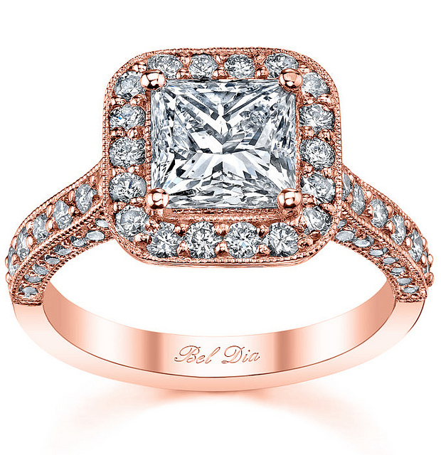 Ten Gorgeous Rose Gold Engagement Rings to Sweep her Off her Feet ...